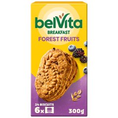 Belvita Breakfast Ciastka Zbożowe Z Owocami Leśnymi 300 G