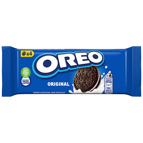 Oreo Original Ciastka Kakaowe Z Nadzieniem O Smaku Waniliowym 44 G