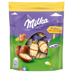 Milka Czekolada Mleczna Z Nadzieniem Mlecznym I Kawałkami Orzechów Laskowych 86 G