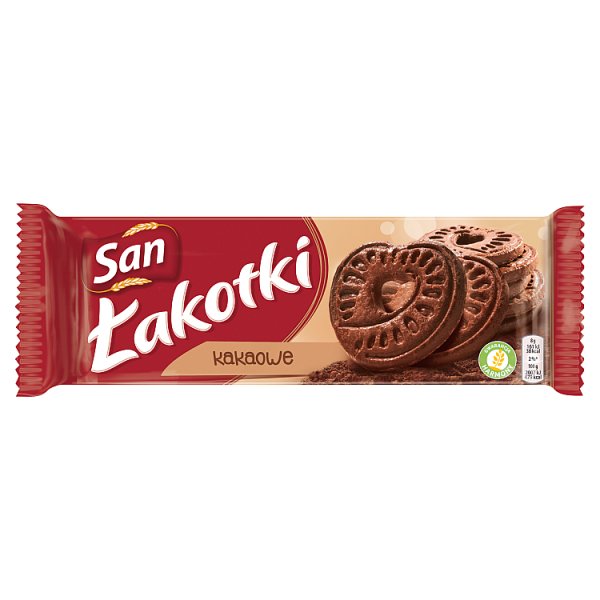 San Łakotki Herbatniki Kakaowe 168 G