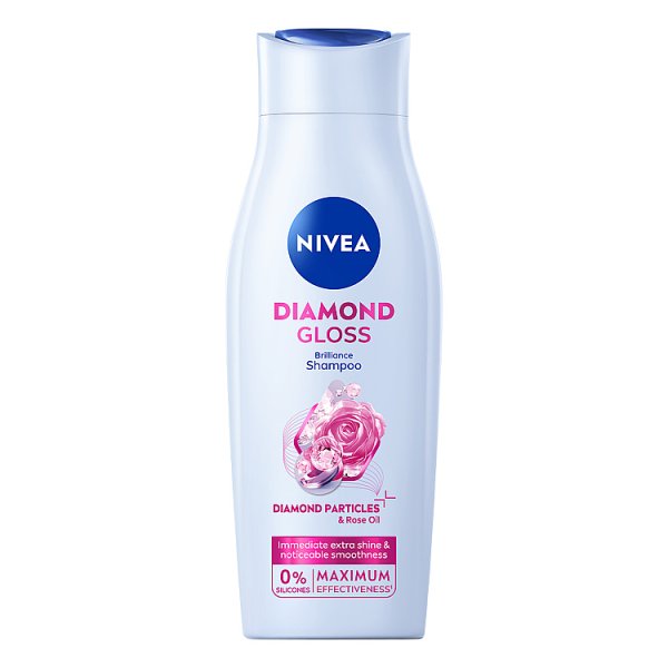 Nivea Diamond Gloss Szampon pielęgnujący do włosów 400ml
