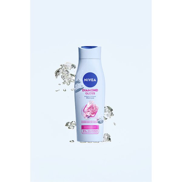 Nivea Diamond Gloss Szampon pielęgnujący do włosów 400ml