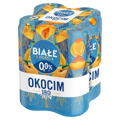Okocim Piwo białe bezalkoholowe z morelą 4 x 500 ml