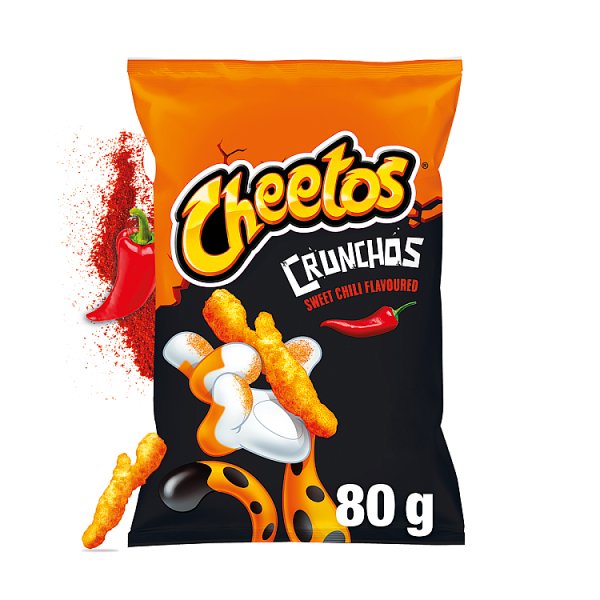 Cheetos Crunchos Chrupki kukurydziane o smaku słodkie chilli 80 g