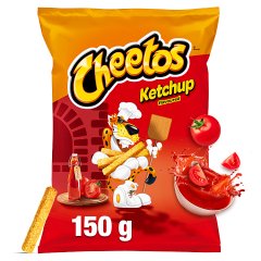 Cheetos Chrupki kukurydziane o smaku ketchupowym 150 g