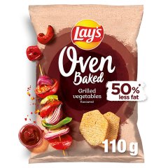 Lay's Oven Baked Pieczone formowane chipsy ziemniaczane o smaku grillowanych warzyw 110 g