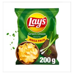 Lay's Chipsy ziemniaczane o smaku zielonej cebulki 200 g