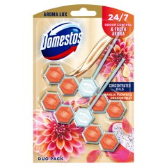 Domestos Aroma Lux Dahlia Flower & Dragonfriut Kostka toaletowa 2 x 55 g