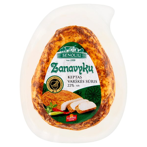 Senolių Zanavykų Twaróg pieczony z czosnkiem i papryką 230 g