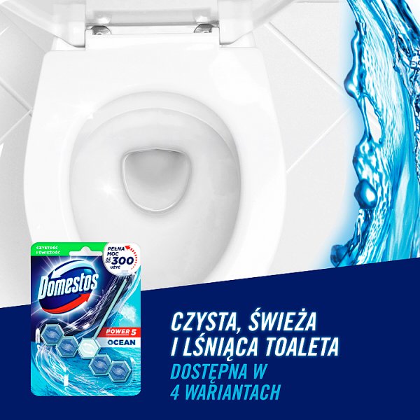 Domestos Power 5 Ocean Kostka toaletowa 55 g
