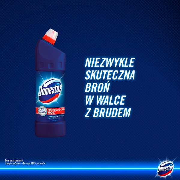 Domestos Przedłużona Moc Original Płyn czyszcząco-dezynfekujący 1 l
