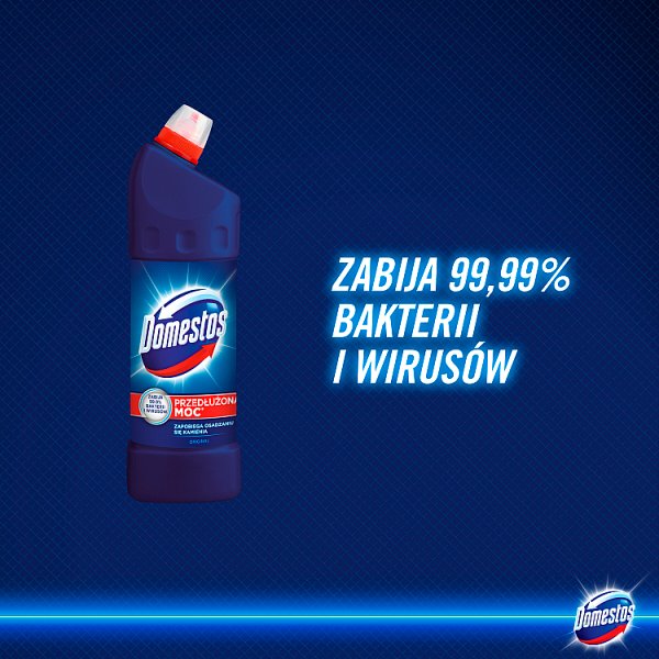 Domestos Przedłużona Moc Original Płyn czyszcząco-dezynfekujący 1 l