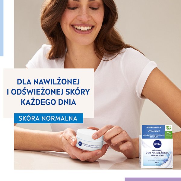 Nivea Odświeżający krem na dzień 24h Nawilżenia 50 ml