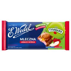 E. Wedel Czekolada mleczna jabłko wiśnia 100 g