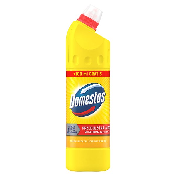 Domestos Przedłużona Moc Citrus Fresh Płyn czyszcząco-dezynfekujący 700 ml