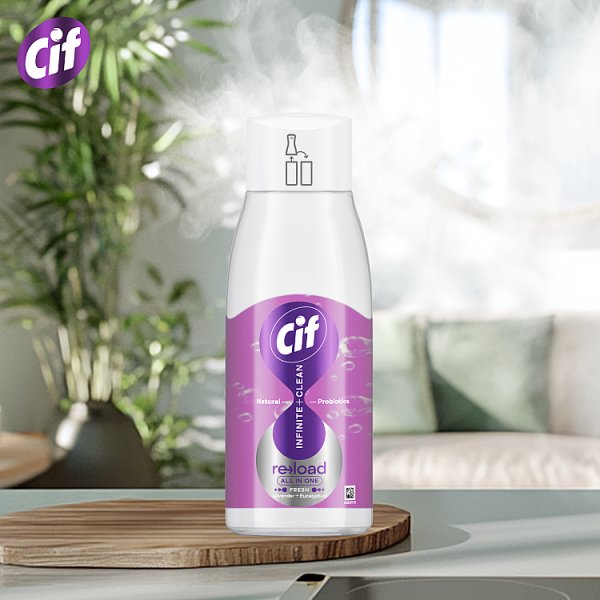 Cif Infinite Clean Lavender &amp; Eucalyptus Spray z naturalnymi probiotykami 590 ml