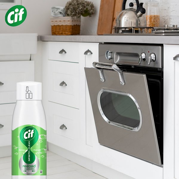 Cif Infinite Clean Lime &amp; Lemongrass Spray z naturalnymi probiotykami 590 ml