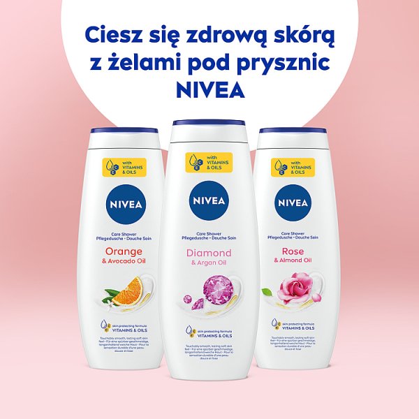 Nivea Diamond &amp; Argan Oil Żel Pod Prysznic 500 ml