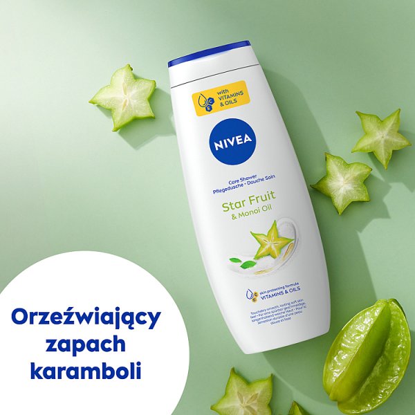 Nivea Żel pod prysznic Star Fruit &amp; Monoi Oil 500ml