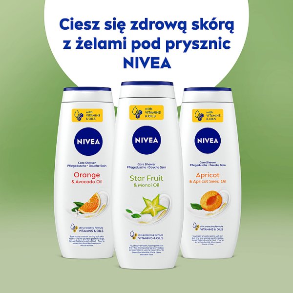 Nivea Żel pod prysznic Star Fruit &amp; Monoi Oil 500ml