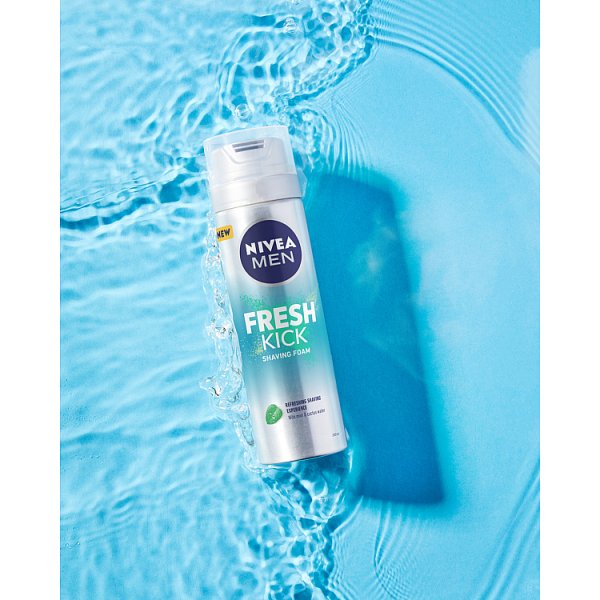 Nivea MEN Fresh Kick Pianka DO Golenia 200 ml