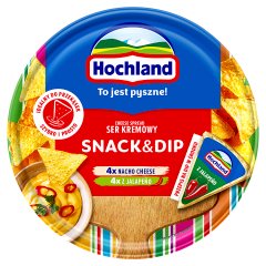 Hochland Ser kremowy snack & dip w trójkącikach 140 g (8 sztuk)