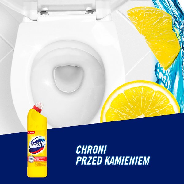 Domestos Przedłużona Moc Citrus Fresh Płyn czyszcząco-dezynfekujący 1 l