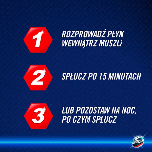 Domestos Przedłużona Moc Citrus Fresh Płyn czyszcząco-dezynfekujący 1 l