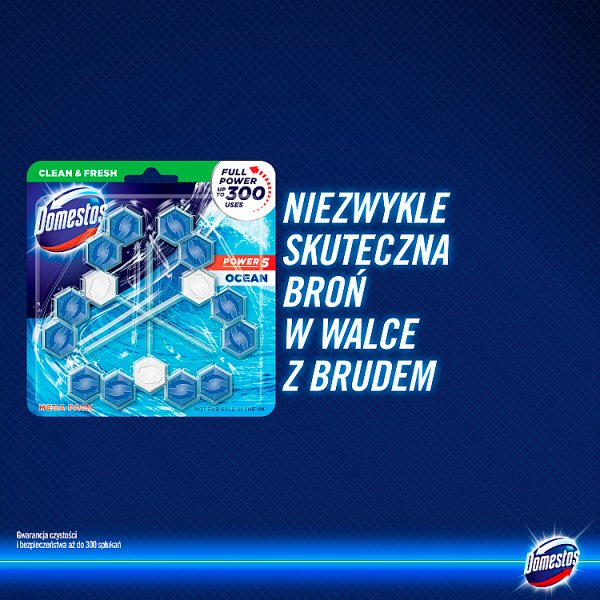 Domestos Power 5 Ocean Kostka toaletowa 3 x 55 g