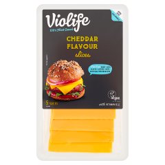 Violife Produkt na bazie oleju kokosowego plastry o smaku cheddar 100 g