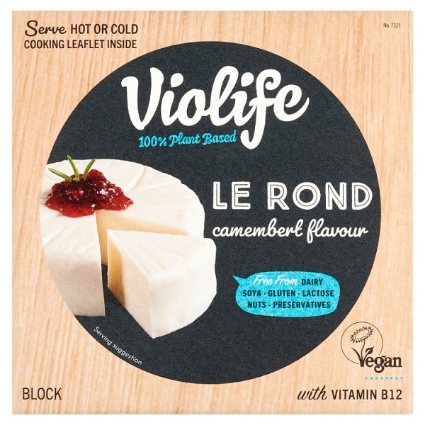 Violife Le Rond Produkt na bazie oleju kokosowego blok o smaku camembert 150 g