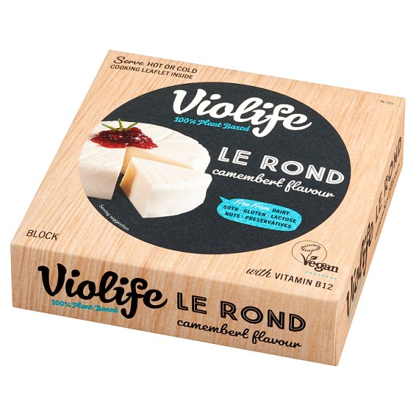 Violife Le Rond Produkt na bazie oleju kokosowego blok o smaku camembert 150 g