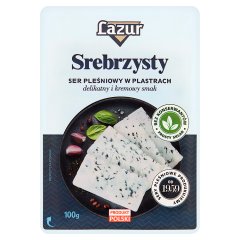 Lazur Ser pleśniowy w plastrach srebrzysty 100 g
