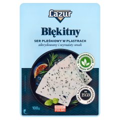 Lazur Ser pleśniowy w plastrach błękitny 100 g