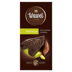 Wawel Czekolada delikatnie gorzka pistacja 90 g