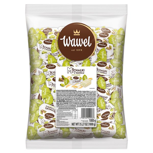 Wawel Michałki z Wawelu Cukierki pistacjowe 1000 g