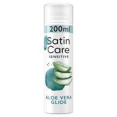 Gillette Satin Care Sensitive Aloe Vera Glide Żel do golenia 200 ml