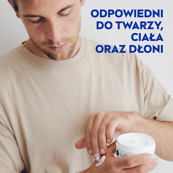 Nivea Soft Krem uniwersalny intensywnie nawilżający do ciała, twarzy i rąk 200 ml