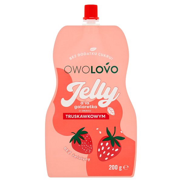 Owolovo Jelly Deser a'la galaretka o smaku truskawkowym 200 g