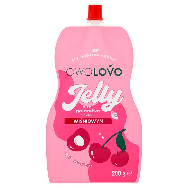 Owolovo Jelly Deser a'la galaretka o smaku wiśniowym 200 g