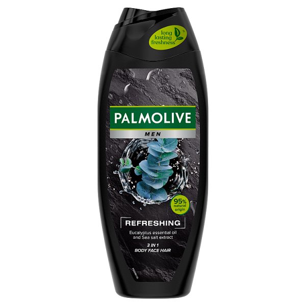 Palmolive MEN Refreshing odświeżający żel pod prysznic dla mężczyzn 3w1 eukaliptus sól morska 500ml