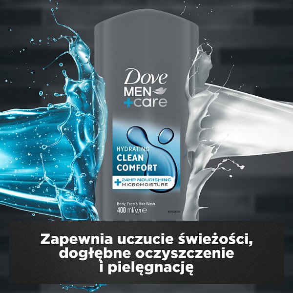 Dove Men+Care Clean Comfort Żel pod prysznic 400 ml