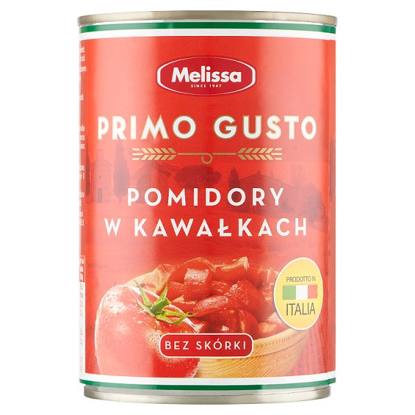 Melissa Primo Gusto Pomidory krojone bez skórki 400 g