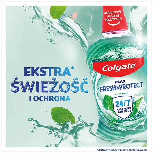 Płyn do płukania jamy ustnej Colgate Plax Soft Mint