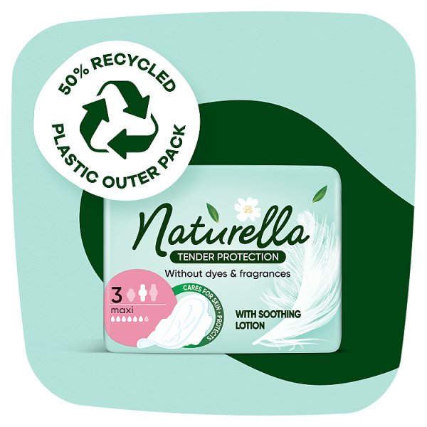 Naturella Ultra Tender Protection Normal Plus, Bez barwników i substancji zapachowych, podpaski Xszt