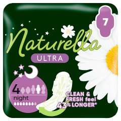 Naturella Ultra Night rozmiar 4 Podpaski ze skrzydełkami, × 7