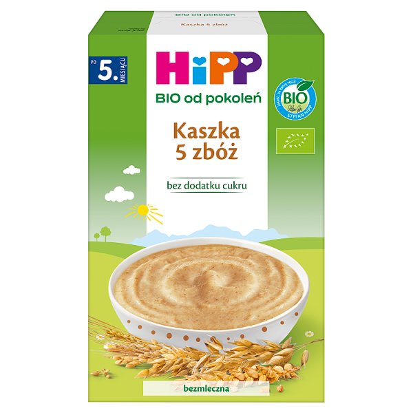 HiPP BIO Kaszka 5 zbóż po 5. miesiącu 200 g