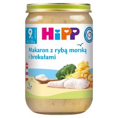 HiPP Makaron z rybą morską i brokułami po 9. miesiącu 220 g