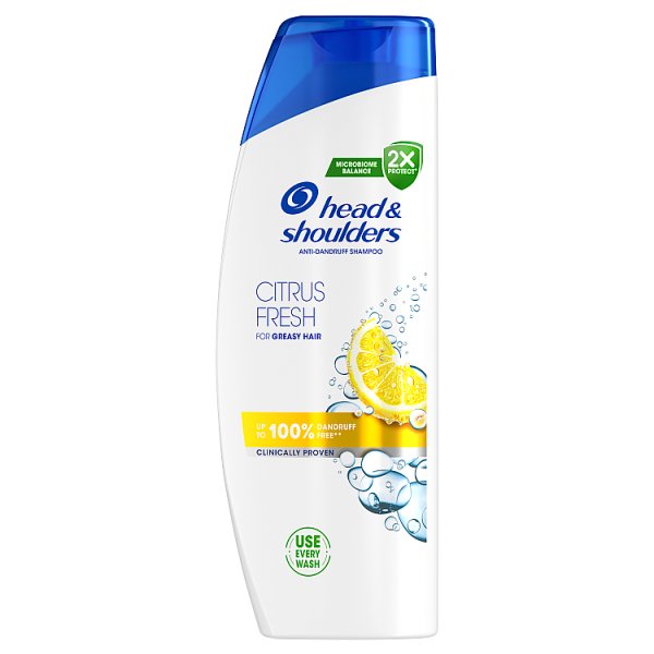 Head &amp; Shoulders Citrus Fresh Codzienny Szampon Przeciwłupieżowy 400 ml do Włosów Tłustych