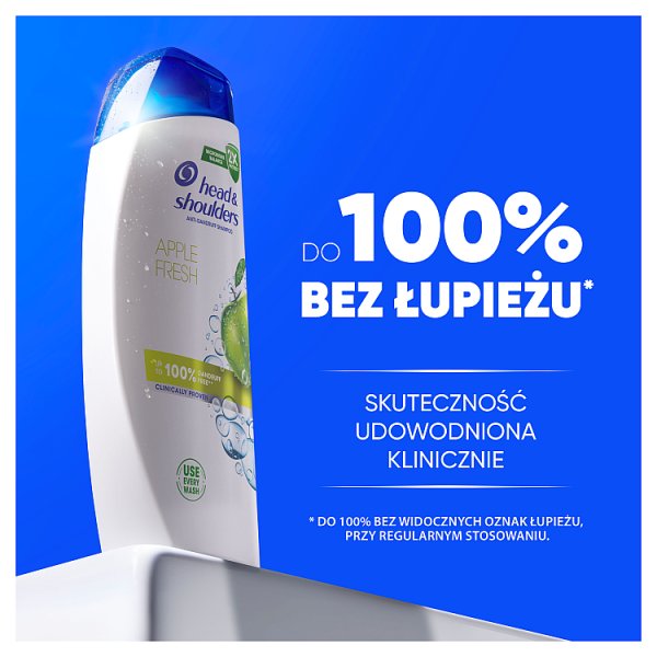 Head &amp; Shoulders Apple Fresh Codzienny Szampon Przeciwłupieżowy 400 ml. Każde Włosy
